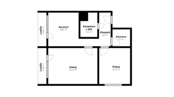 Prodej bytu 2+1 v osobním vlastnictví 57 m², Brno