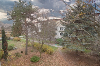 pohled z balkonu - Prodej bytu 3+1 v osobním vlastnictví 88 m², Uherské Hradiště