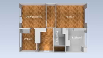 Prodej bytu 3+1 v osobním vlastnictví 88 m², Uherské Hradiště