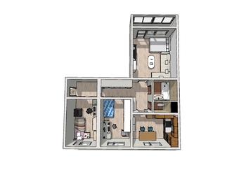 Prodej bytu 3+1 v osobním vlastnictví 75 m², Jablonec nad Nisou