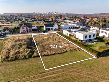 Prodej pozemku 1208 m², Praha 10 - Křeslice