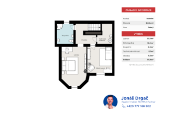 Prodej bytu 5+kk v osobním vlastnictví 157 m², Praha 5 - Velká Chuchle