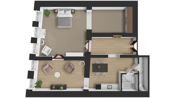 Pronájem bytu 2+1 v osobním vlastnictví 87 m², Frýdek-Místek