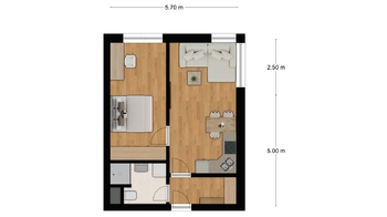 Prodej bytu 2+kk v osobním vlastnictví 42 m², Kyjov