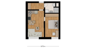 Prodej bytu 2+kk v osobním vlastnictví 42 m², Kyjov