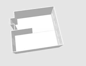 Půdorys Ordinace 1 - Pronájem komerčního prostoru 35 m², Kopřivnice