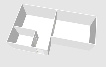 Půdorys Ateliér - Pronájem komerčního prostoru 35 m², Kopřivnice