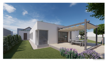 studie (vizualizace) - Prodej pozemku 1042 m², Břeclav