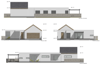 studie (vizualizace) - Prodej pozemku 1042 m², Břeclav