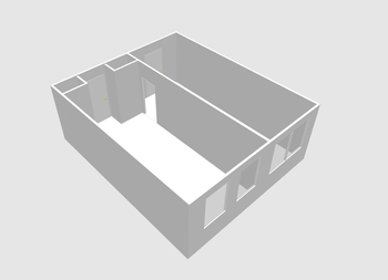 Půdorys Ordinace 3 - Pronájem kancelářských prostor 23 m², Kopřivnice