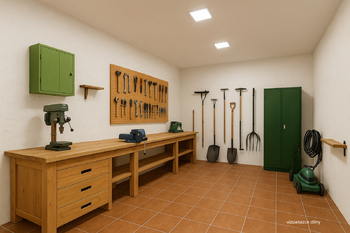 vizualizace dílna - Prodej domu 156 m², Kočín