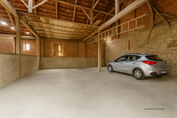 vizualizace garáž - Prodej domu 156 m², Kočín