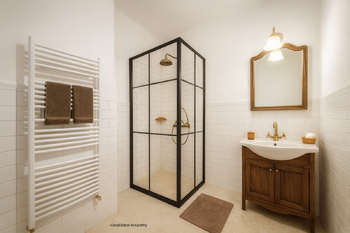 vizualizace koupelna - Prodej domu 156 m², Kočín