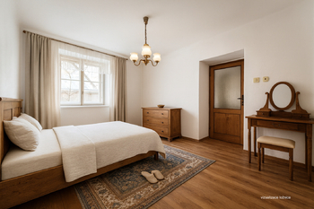 vizualizace ložnice - Prodej domu 156 m², Kočín