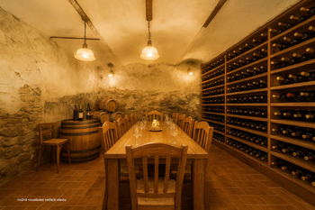 vizualizace sklep - Prodej domu 156 m², Kočín