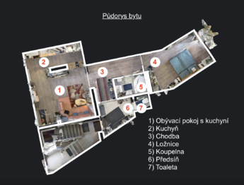 Prodej bytu 2+kk v osobním vlastnictví 76 m², Brno