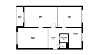 Prodej bytu 3+1 v osobním vlastnictví 79 m², Zlín