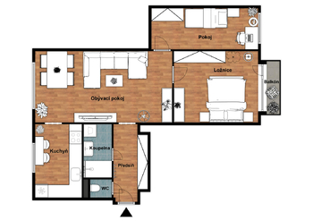 Pronájem bytu 3+1 v osobním vlastnictví 65 m², Ostrava