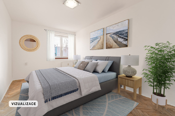 Pokoj 1 - Prodej bytu 3+kk v osobním vlastnictví 63 m², Havlíčkův Brod 