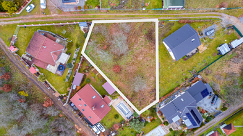 Hranice pozemku - Pronájem pozemku 928 m², Drevníky