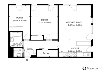 Prodej bytu 3+kk v osobním vlastnictví 83 m², Havlíčkův Brod