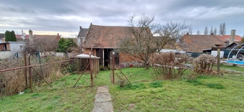 Pohled ze zahrady na stodolu  - Prodej domu 120 m², Čelechovice na Hané