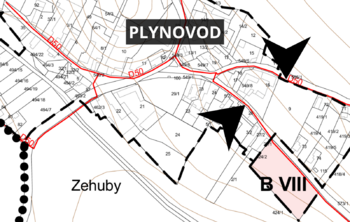 Prodej pozemku 7032 m², Žleby