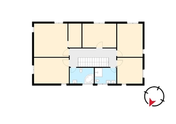 Půdorys patro - Prodej domu 188 m², Herink