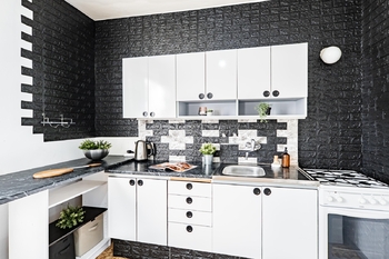 Kuchyně. - Prodej domu 202 m², Panenské Břežany