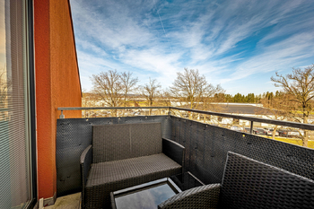 balkon - Pronájem bytu 3+kk v osobním vlastnictví 66 m², Včelná