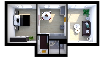 Pronájem bytu 2+1 v osobním vlastnictví 54 m², Stráž pod Ralskem