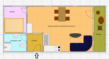Pronájem bytu 2+kk v osobním vlastnictví 50 m², Hradec Králové