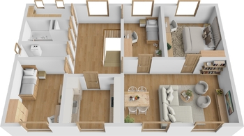 Prodej bytu 4+1 v osobním vlastnictví 89 m², Rudník