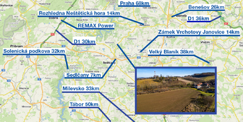 Prodej pozemku 1006 m², Sedlčany