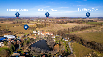 Prodej pozemku 1006 m², Sedlčany