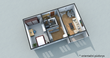 Pronájem bytu 2+1 v družstevním vlastnictví 59 m², Prostějov