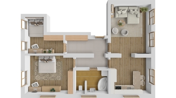 Prodej bytu 3+1 v osobním vlastnictví 83 m², Vysoká nad Labem