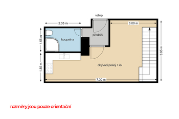 Prodej bytu 3+kk v osobním vlastnictví 66 m², Praha 5 - Radlice