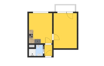 Pronájem bytu 2+kk v osobním vlastnictví 40 m², České Budějovice