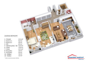 Prodej bytu 3+kk v osobním vlastnictví 124 m², Praha 3 - Žižkov