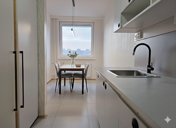 kuchyně - vizualizace - Prodej bytu 3+1 v družstevním vlastnictví 73 m², Praha 5 - Stodůlky