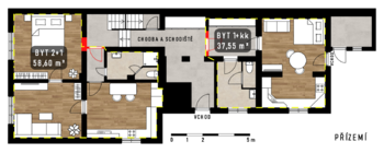 Prodej nájemního domu 223 m², Kozmice