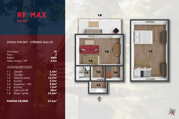 Prodej chaty / chalupy 68 m², Stříbrná Skalice