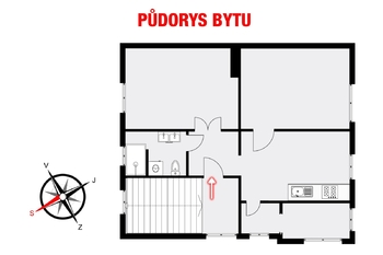 Pronájem bytu 3+kk v osobním vlastnictví 72 m², Roudnice nad Labem