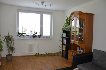 Obývací pokoj - Prodej bytu 3+1 v osobním vlastnictví 75 m², Vyškov