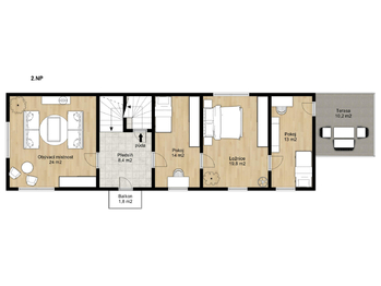 Prodej chaty / chalupy 95 m², Třeboc