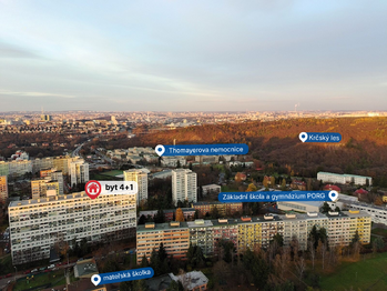 Lokalita - Prodej bytu 4+1 v osobním vlastnictví 80 m², Praha 4 - Krč