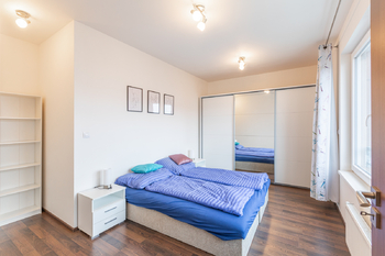 Ložnice - Pronájem bytu 2+kk v osobním vlastnictví 54 m², Praha 9 - Letňany