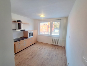 Kuchyň s jídelnou - Pronájem bytu 1+1 v osobním vlastnictví 51 m², Volary