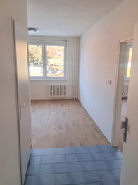 Chodba s přechodem do kuchyně - Pronájem bytu 1+1 v osobním vlastnictví 51 m², Volary